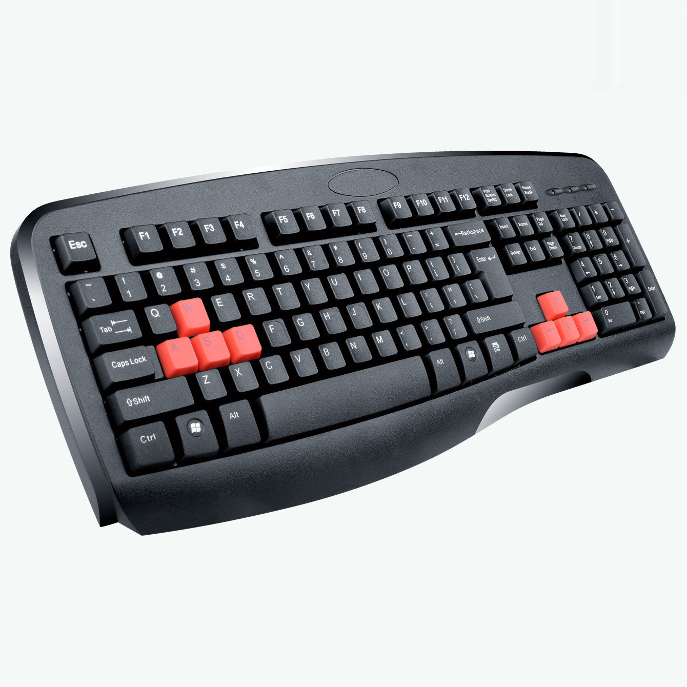 USB Interface Mechanical Gaming Keyboard , Black Mechanical Keyboard For Gaming Player