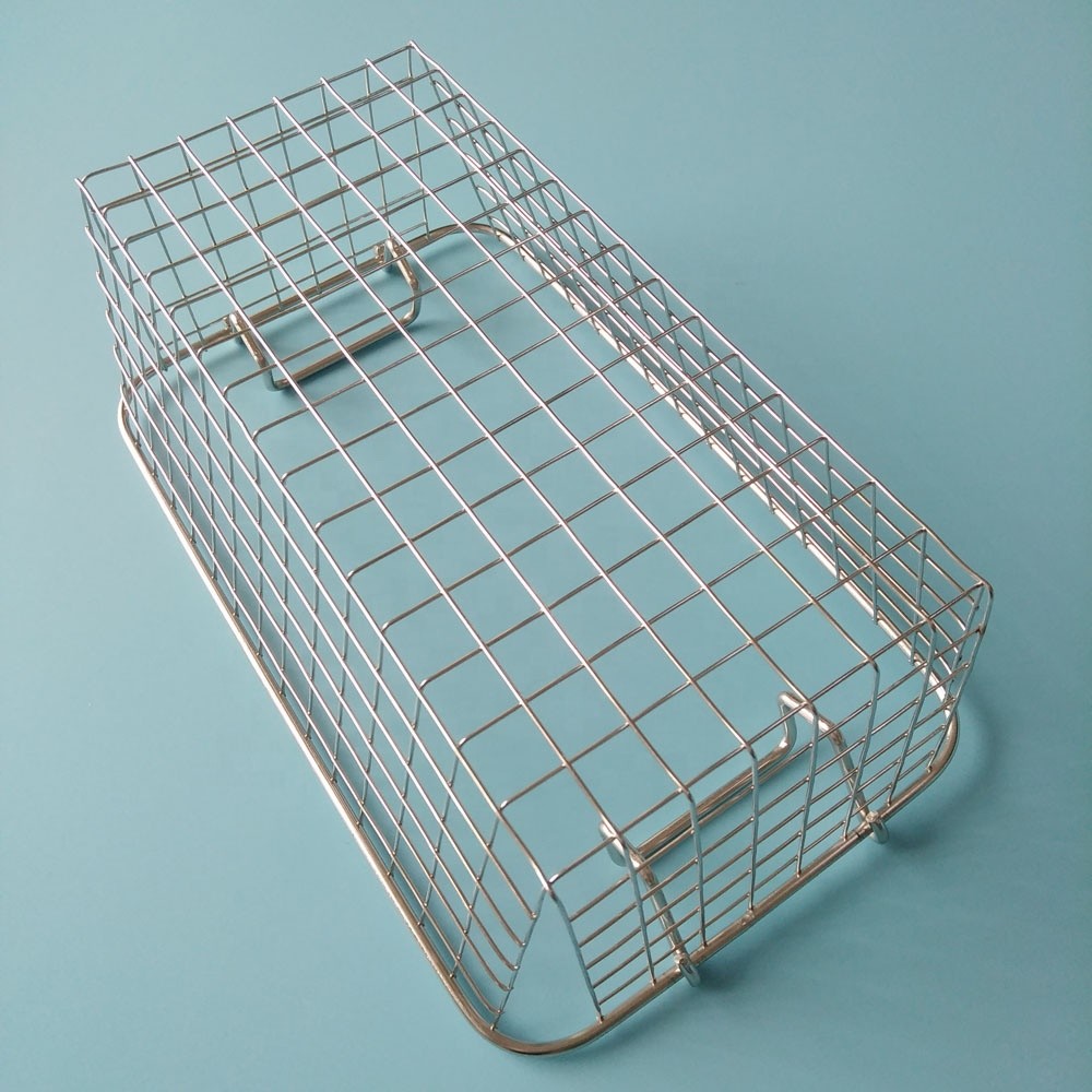 Family Fixed Style Size Wire Mesh Storage Baskets Of Stainless Steel