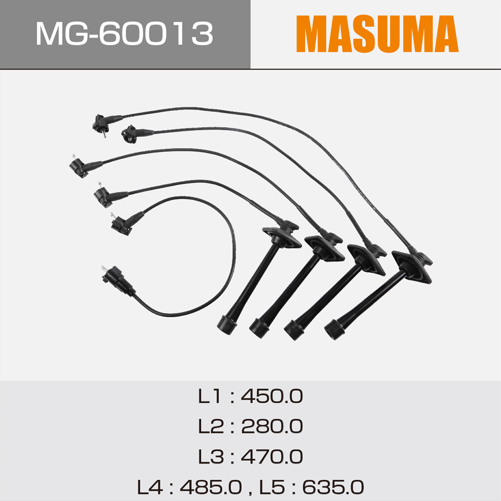 Yes MG-60013 MASUMA Convertible Spark Plug Cable 90919-21549 90919-21497 90919-21549 for Toyota Camry