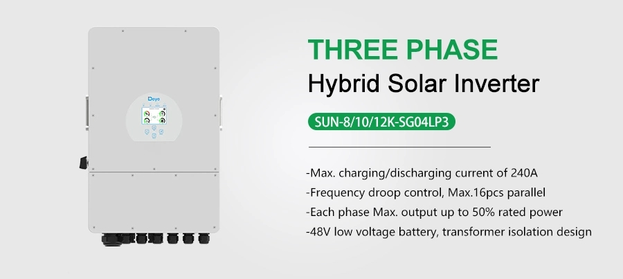Reliable 8000W 5Kw Off Grid Solar System Hybrid Power Inverter
