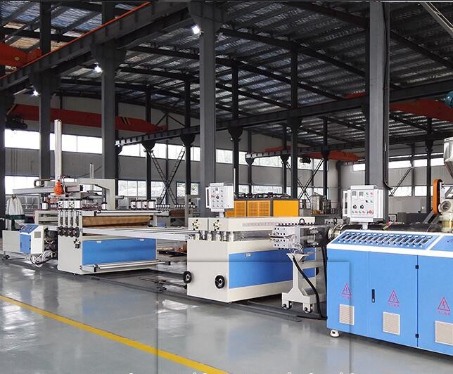 WPC PVC Foam Board Machine / Plastic Construction Template Production Line