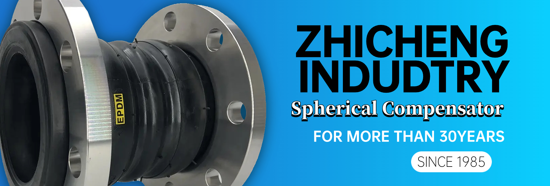 DN15-DN4000 Pipe Rubber Bellows Expansion Joint Acid Resistant Flexible