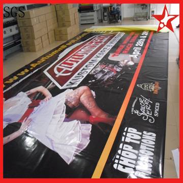 double sides printing street banner