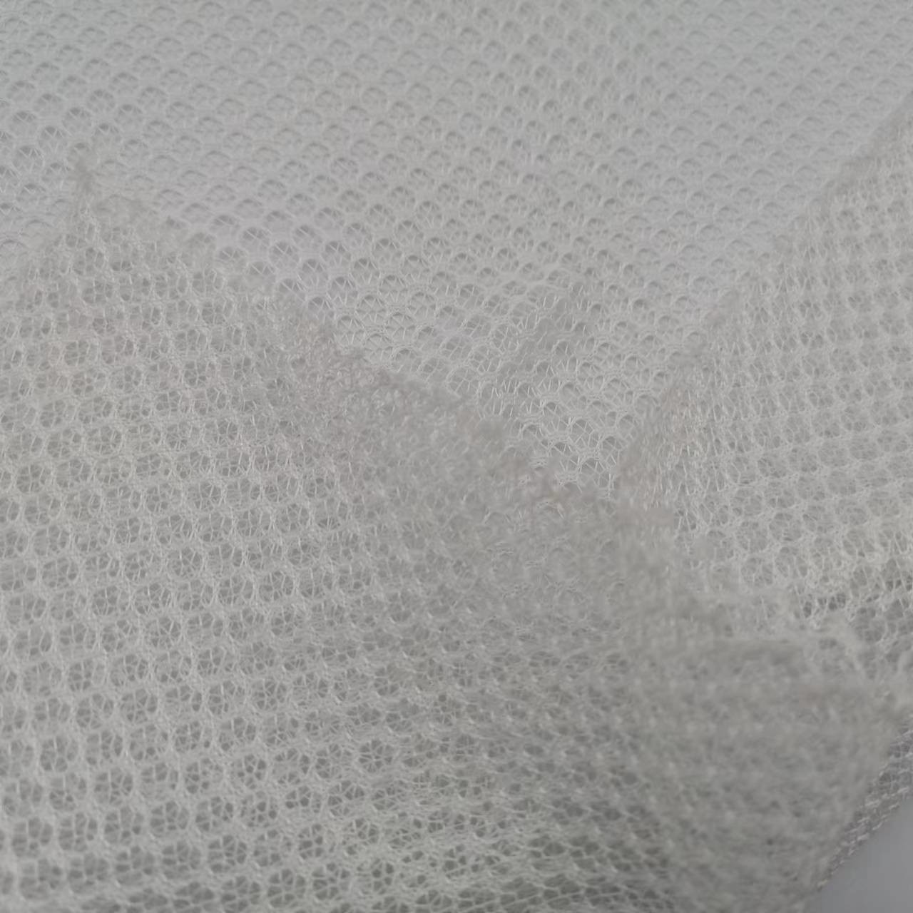 75D 100% Polyester Mesh Fabric 64gsm Uv Proof Width 150cm Breathbale