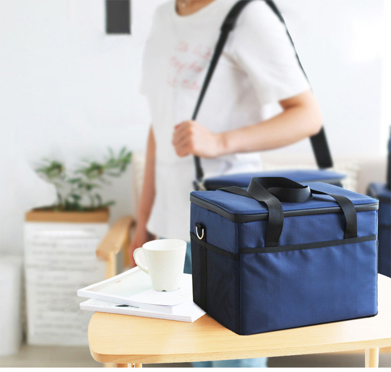 Shoulder Food Lunch Waterproof Insulated Picnic Cooler Bag
