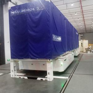 40 Tons Dual-Cart-Linked Automated RGV Rail Transfer Cart