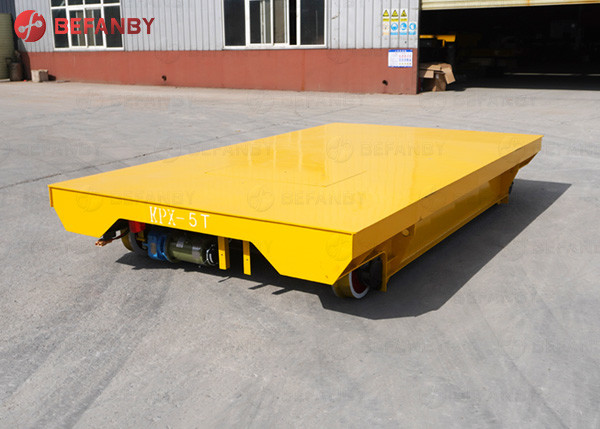Billet Factory electric Motorized Rail Transfer Cart 100 Tons