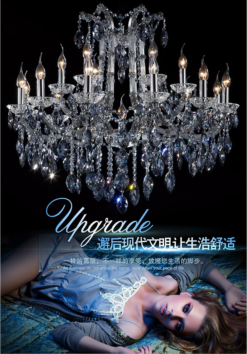 Egyptian crystal chandelier Blue Color (WH-CY-133)