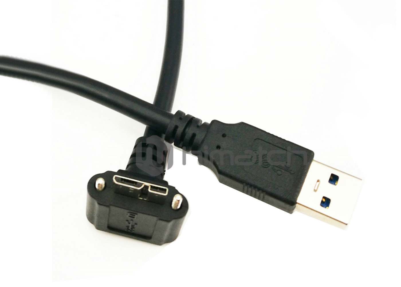 Professional Right Angle Micro USB 3.0 Cable For Machine Vision Camera