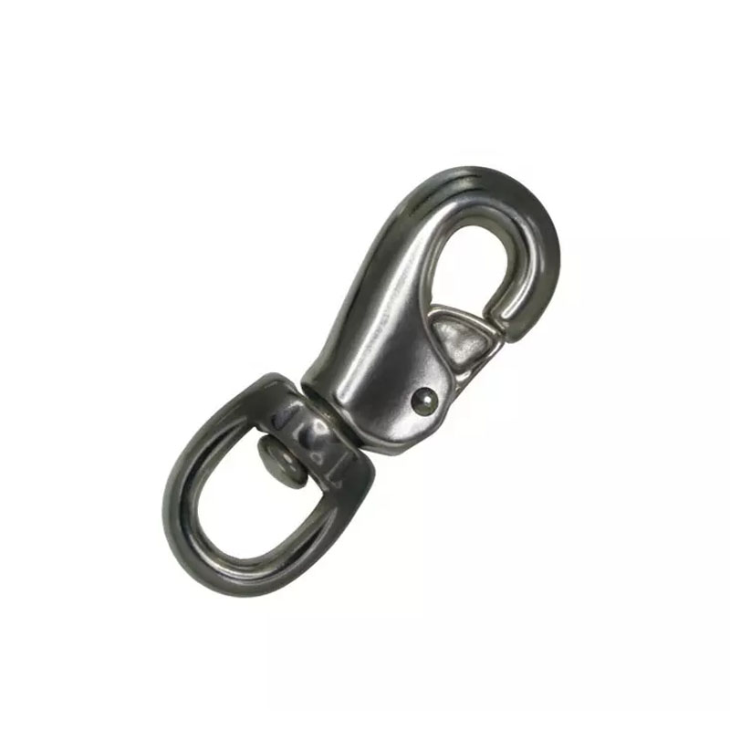 Polished Finish Swivel Snap Hook Stainless Steel 316 for Cast Iron Collars or Stables
