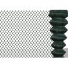 Buy cheap Dark Green 1.8m Height Pvc Coated Chain Link Fence With Whole Set Fittings from wholesalers