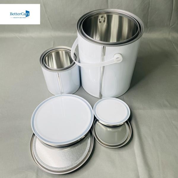 4 Liter Industrial Solvent Storage 1 Gallon Tinplate Can For Chemical Adhesives