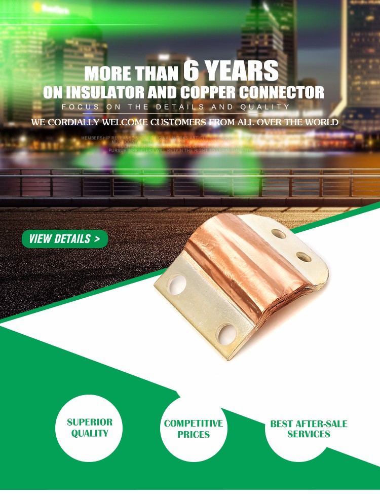 Factory directly transmission and distribution Ti copper busbar expansion joint