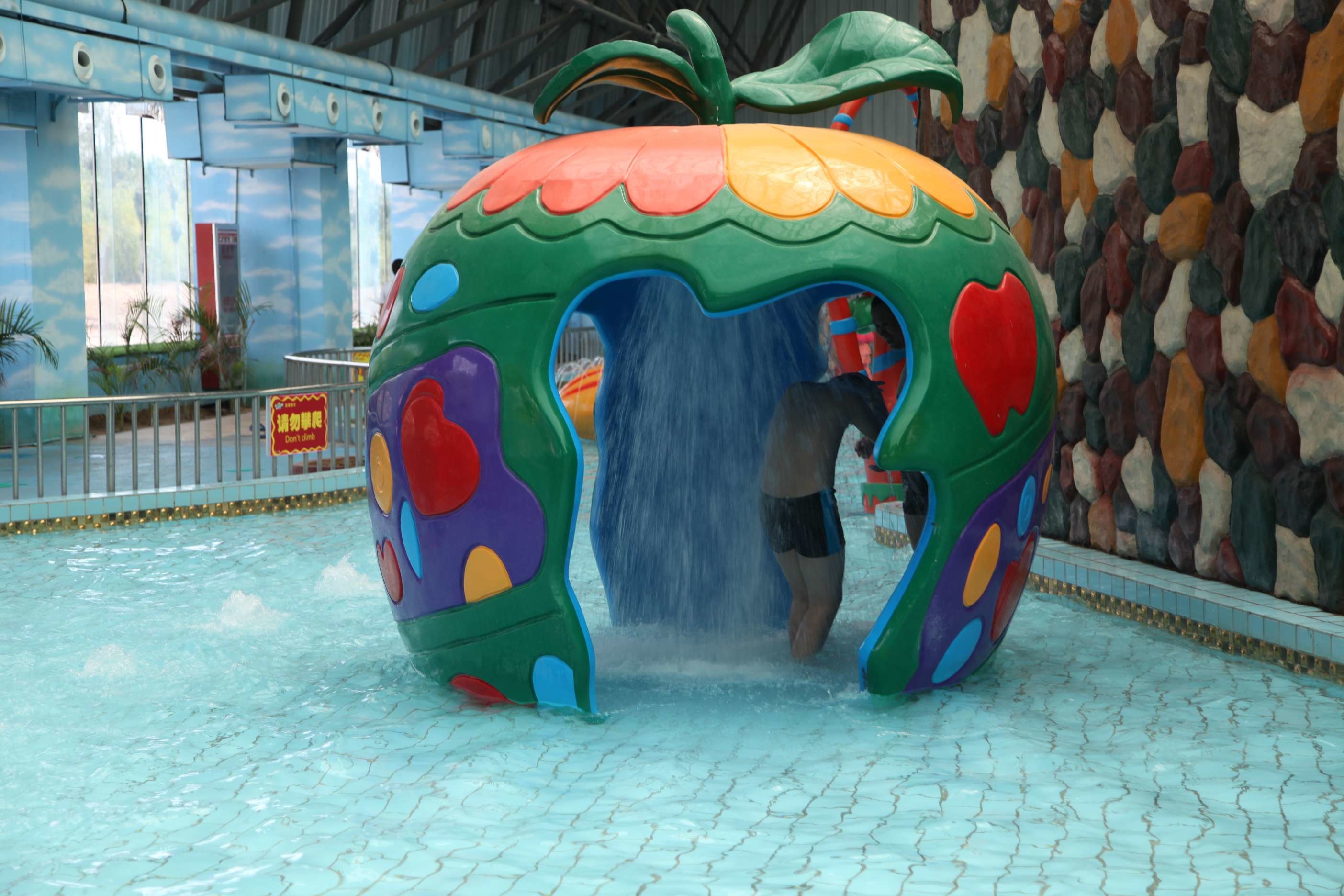 Fiberglass Aqua Park Equipment, Kids And Adults Water Game Aqua Play Structure for Water Park