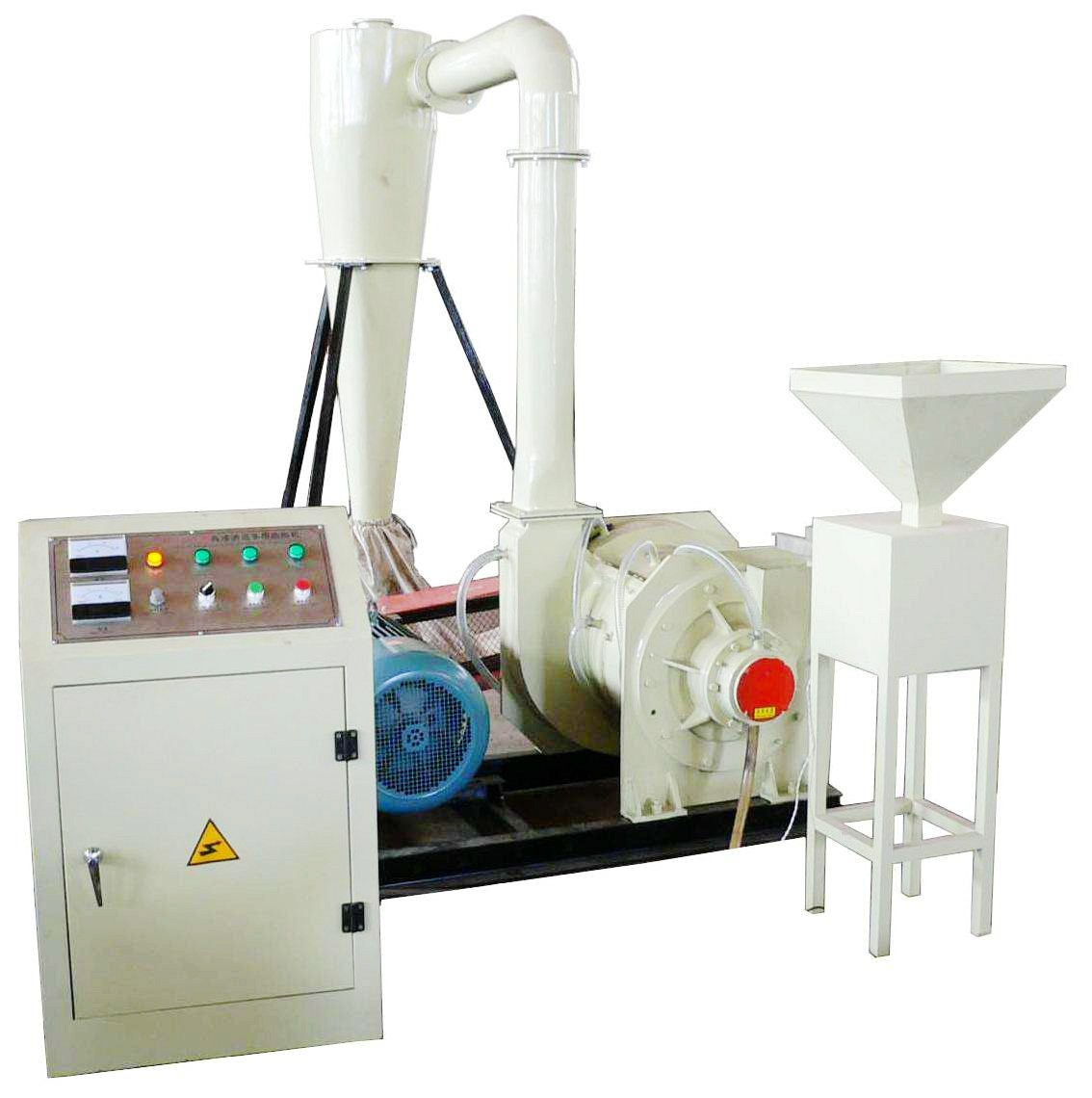High Speed Cowhide PVC Recycling Machine Dust Free Wind Pressure 3700rpm