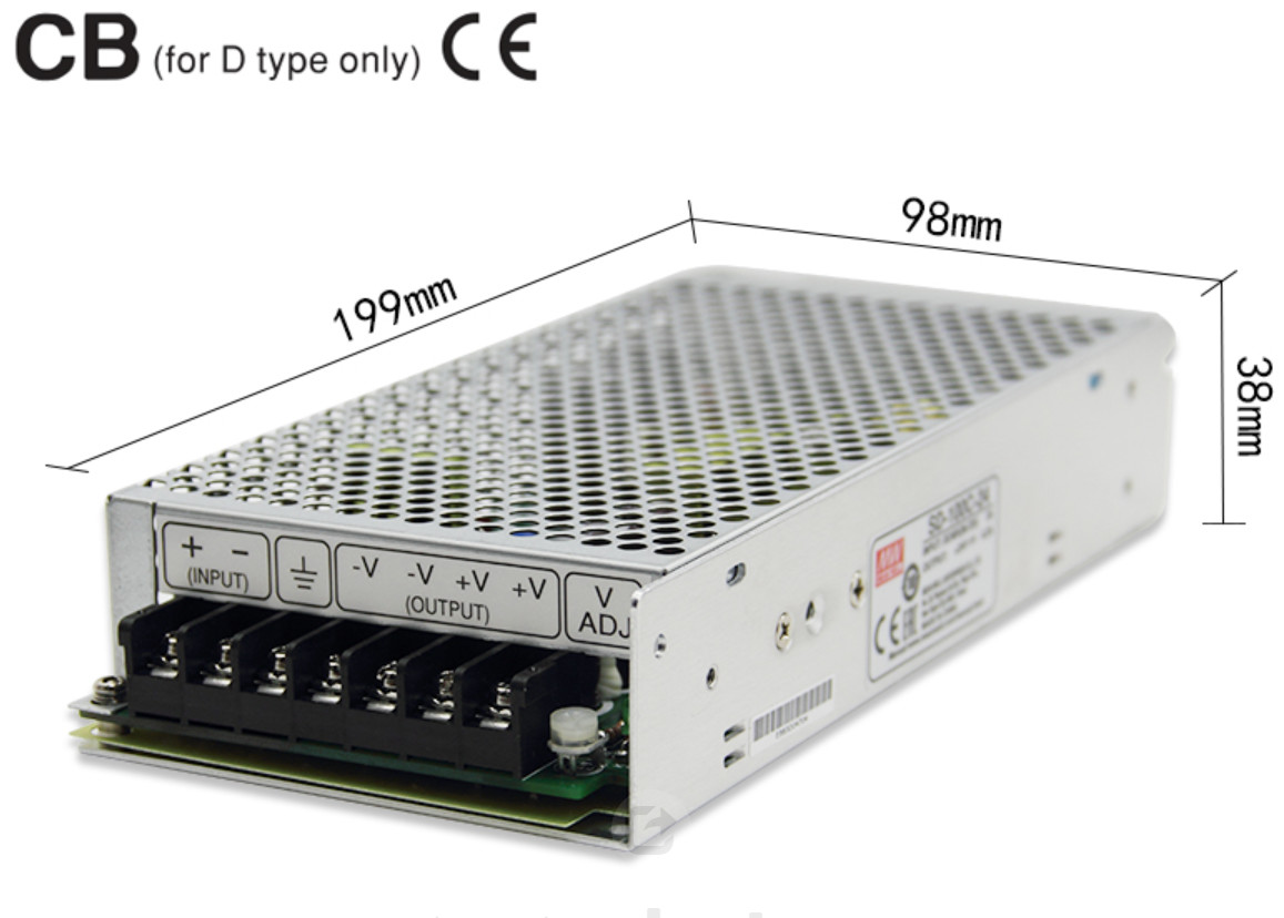 Mean Well Original Switch Power Supply SD-100C-12 DC conversion module 36-72VAC 12dc module 100W