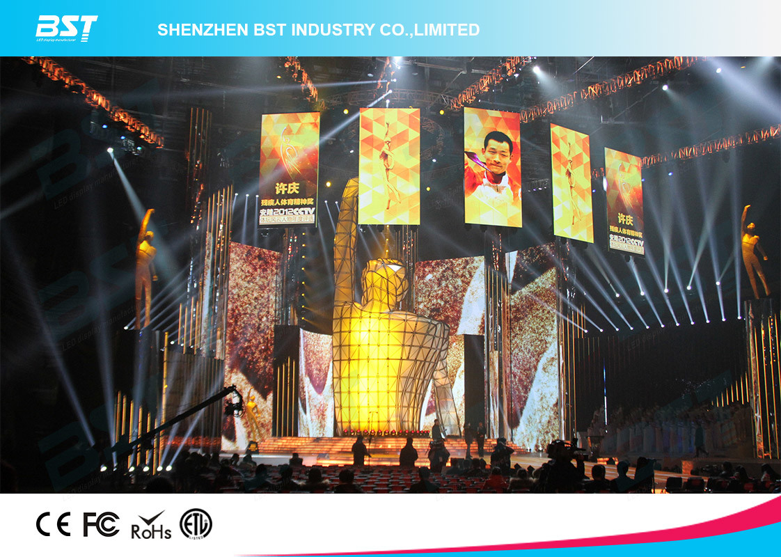 Highest Birhgtness Advertising LED Displays , 1920hz Commercial LED Screens