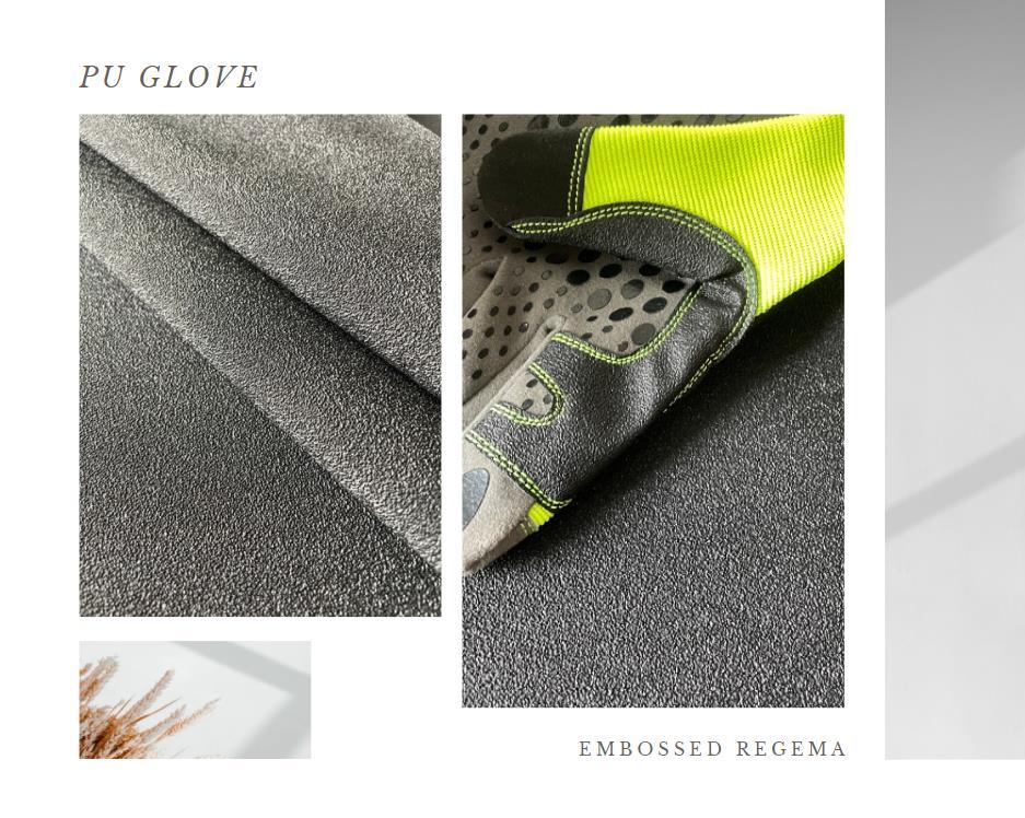 1.4m Width Anti Slip Faux Gloves Leather 0.6mm PVC Rexine Material