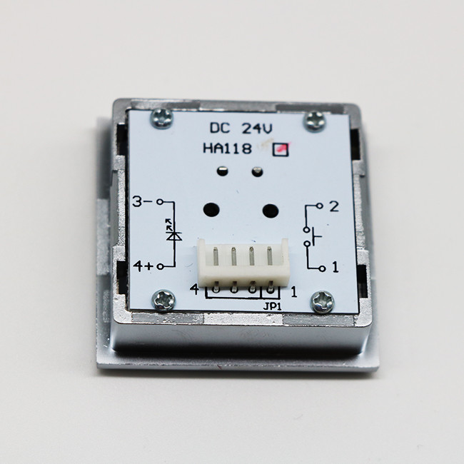 DC24v Square Lift Alarm Button Stainless Steel For Elevator Up Down Push
