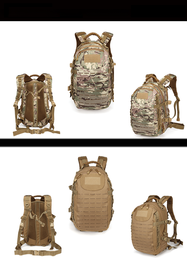 47*26*14cm Multi-Function Outdoor Training Camping Waterproof Backpack With Molle System Closure Type zipper