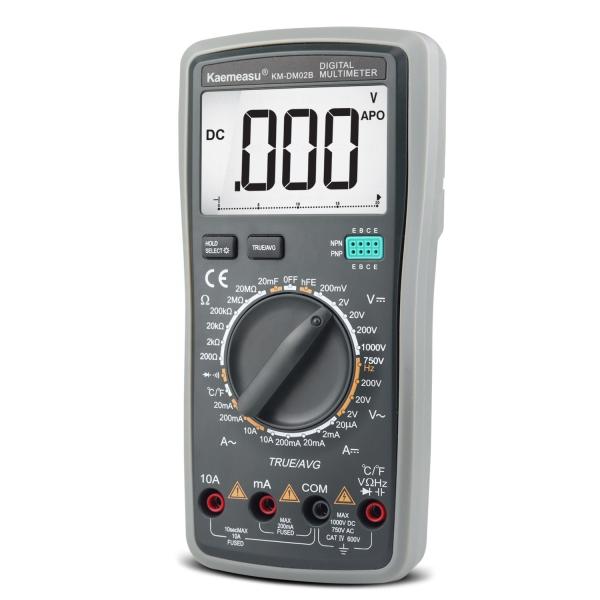 Digital Multimeter DC AC True RMS 1000V Electronic Multitester Anti Burn