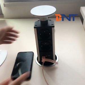  Kitchen worktop use pop up UK power hidden desk power socket Manufactures