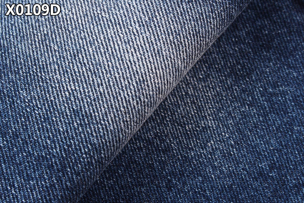 14.5oz Heavy 100 Cotton Denim Fabric Work Wear Vintage Super Dark Blue