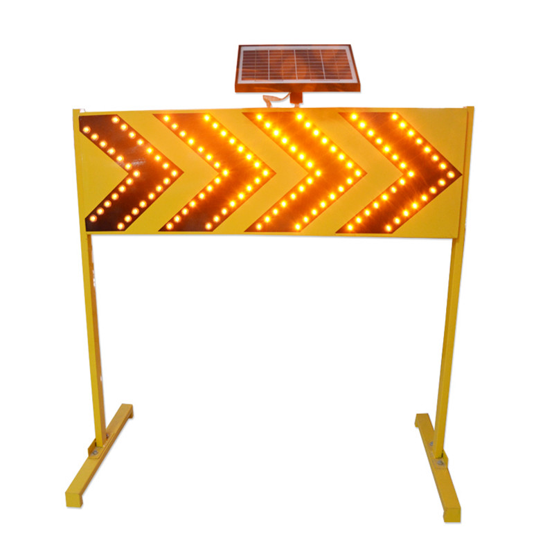 Steel Setting Traffic LED Indication Solar Signal Light