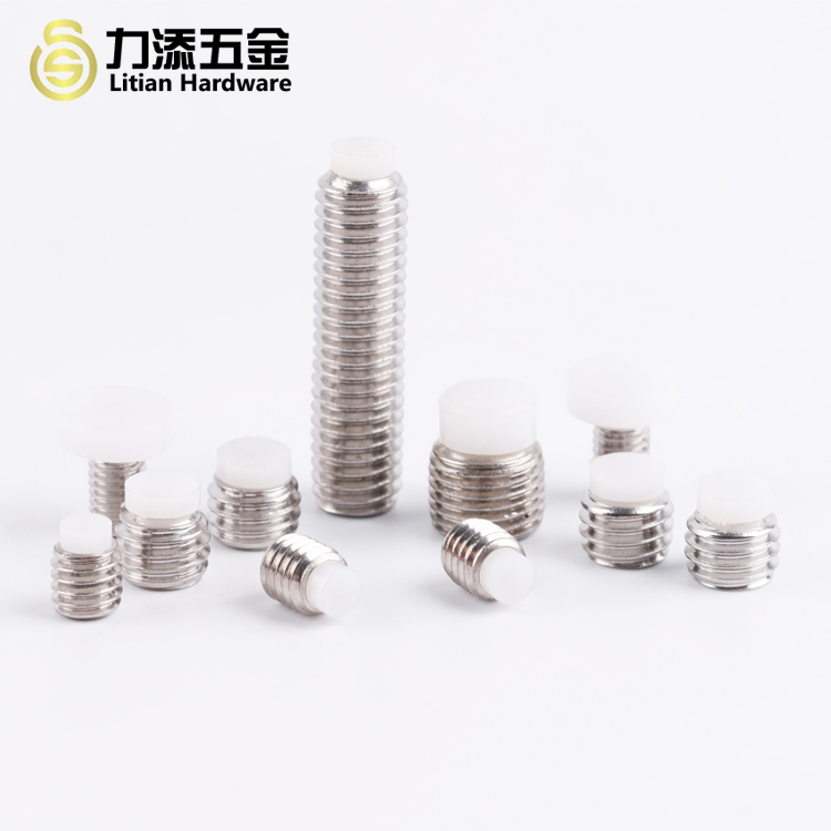 DIN915 M4 Stainless Steel Screws With Nylon Tip Grade 10.9 Spheroidizing