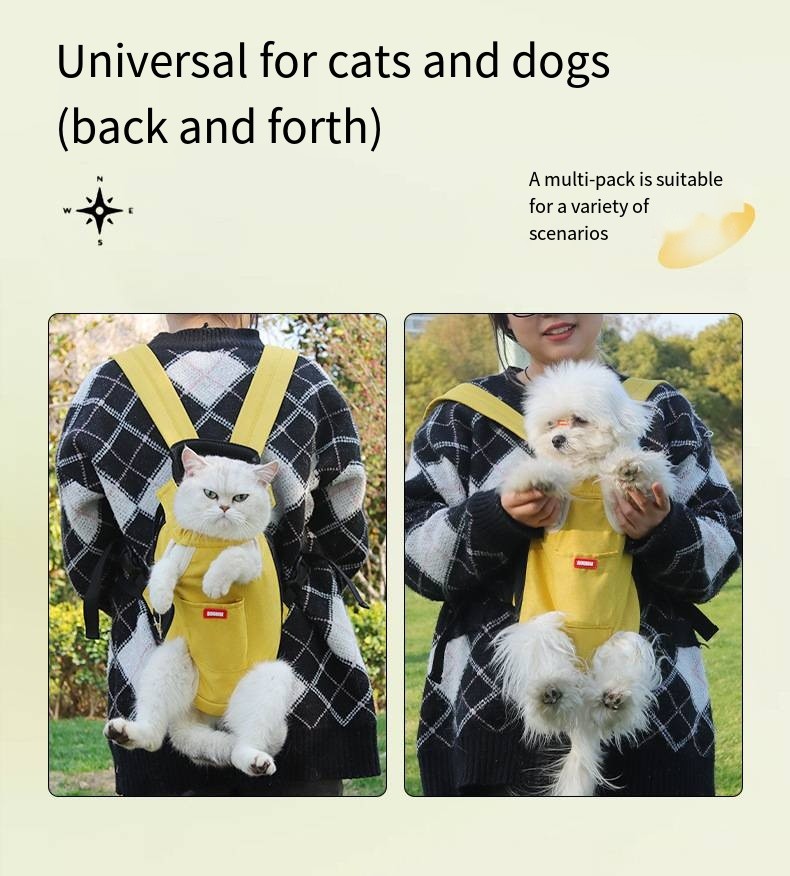 New Portable Pet Outing Bag Breathable Cat Bag Pet Carrier Pet Backpack Bag