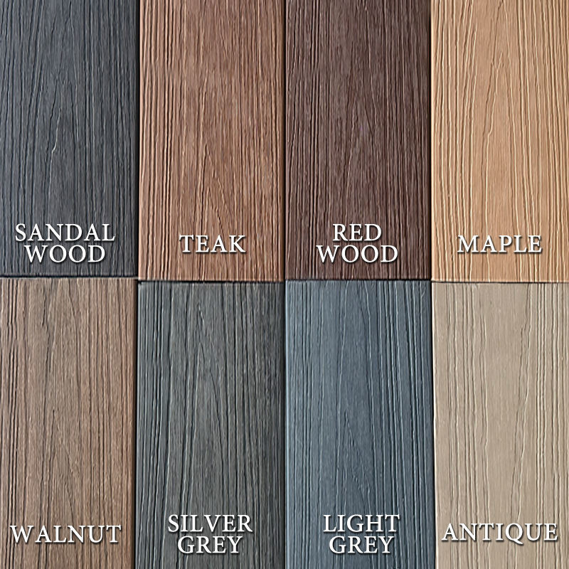 Hot Sale Custom Hollow WPC Co-extrusion Decking Floor Outdoor Garden Decking Panels With Accessories