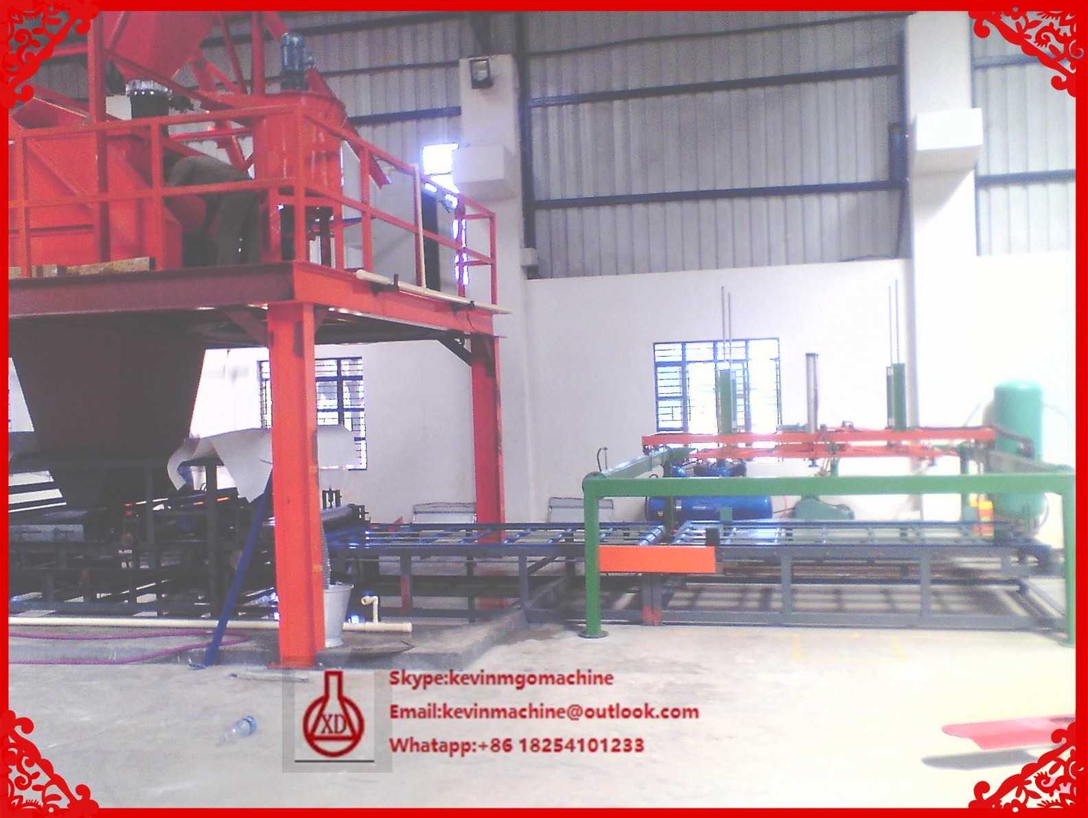 High Efficiency Automatic MgO Board Production Line for Wall board / Underlayment