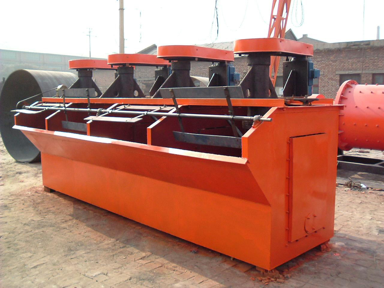 High Efficiency Flotation Machine 30-200TPH For Ore Dressing Low Power Consumption
