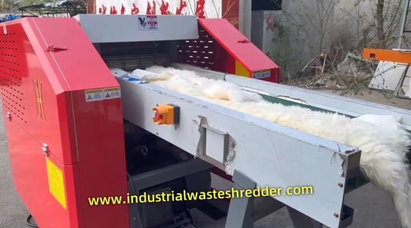 Disposal Skin Fleece Shredder 22KW Cutting Motor 8P Dry Animal Sheep Wool
