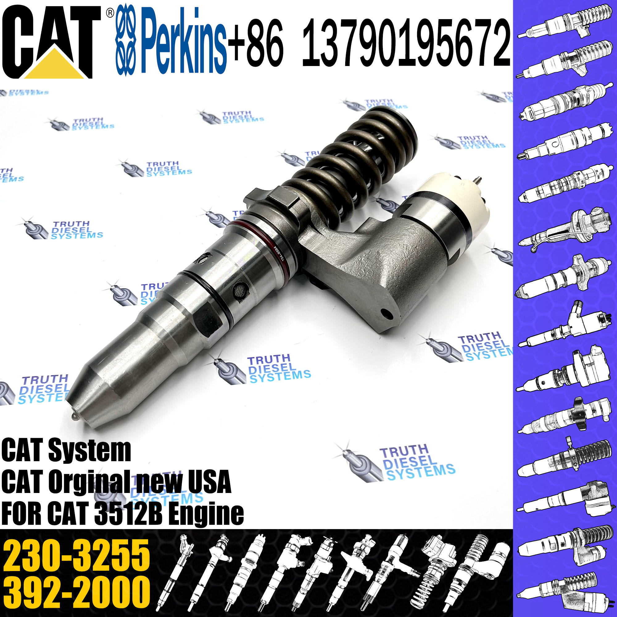 Diesel Common Rail Fuel Injector 230-3255 386-1771 386-1754 386-1767 20R-1276 For C-A-T