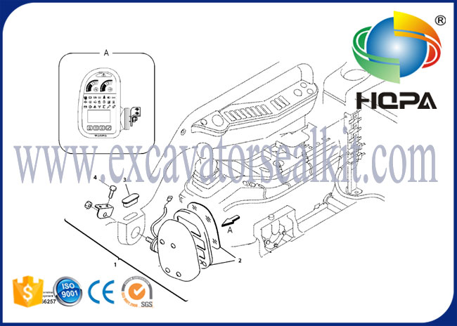 VOE14390065 1145086420DE 14390065 Monitor for Volvo EC210B EC240B EC290B EC360B