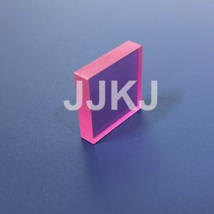 Laser Application Al2O3 Ruby Single Crystal With Customized Ruby Doping