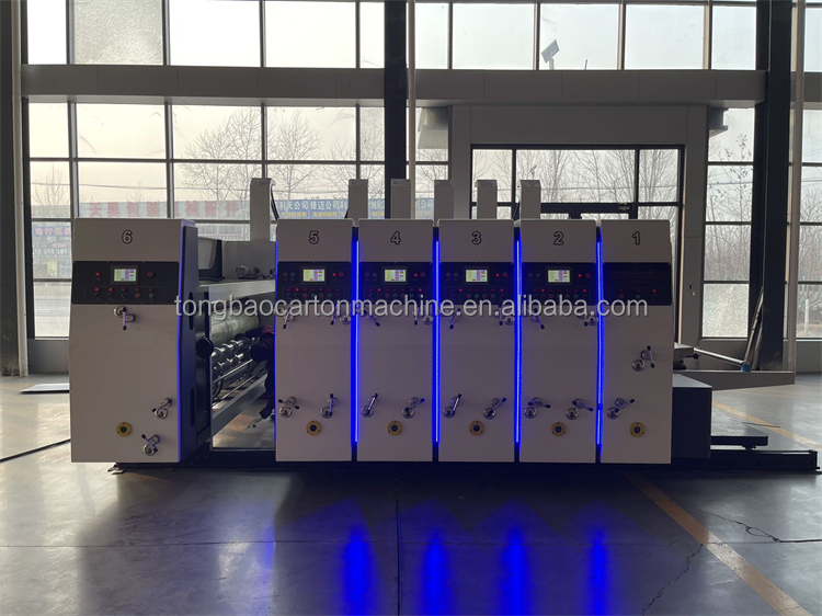 Customizable High Speed 2 3 4 Color Flexo Printing Slotter Machine for Carton Printing