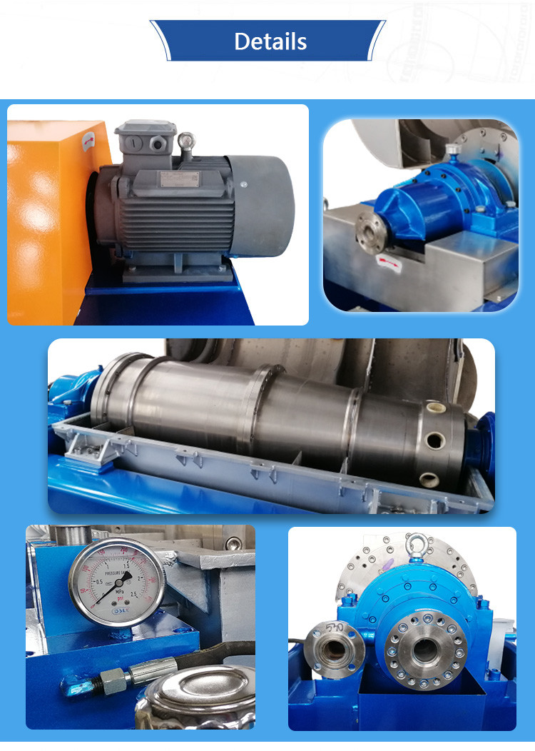 18" Diameter Automatic Horizontal 3 Phase Centrifuge with Two Motors