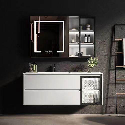 Modern Style Vanity Combo Luxury Bathroom Vanities with Automatic Cabinet in Malaysia