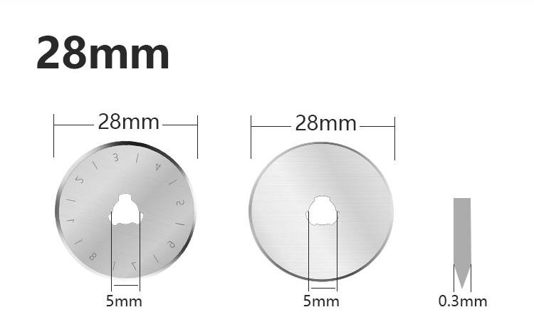 SKD-11 Rotary Circular Round Cutting Blade 3.5mm Thickness For Flat Paper Slitter Machine