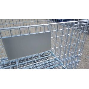 Warehouse Mesh Box Foldable Wire Container Foldable Stackable
