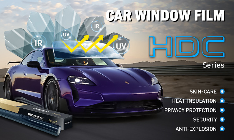 VLT 75% HD Nano Ceramic High Heat Insulation 2mil Automotive Window Film For Winshield