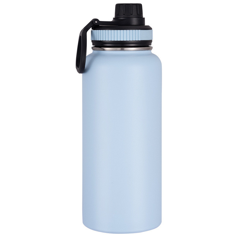 32 oz. 304 Stainless Steel Thermos Vacuum Insulated Double Wall Water Cup Light Blue