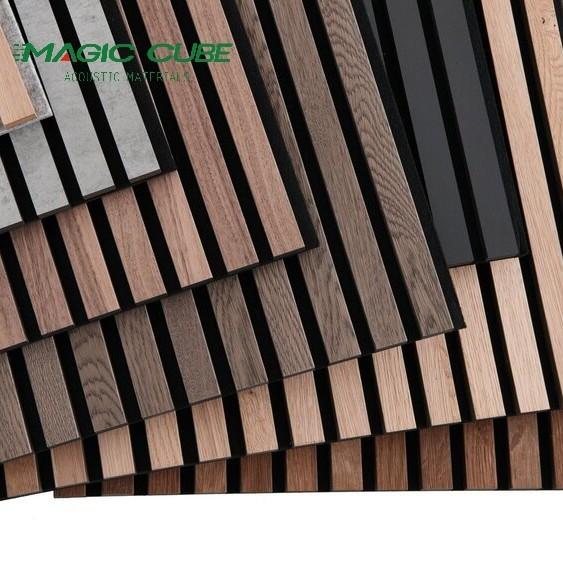 Acoustic wall panel acoustic wooden wall slat Soundproof Wall Panels Custom