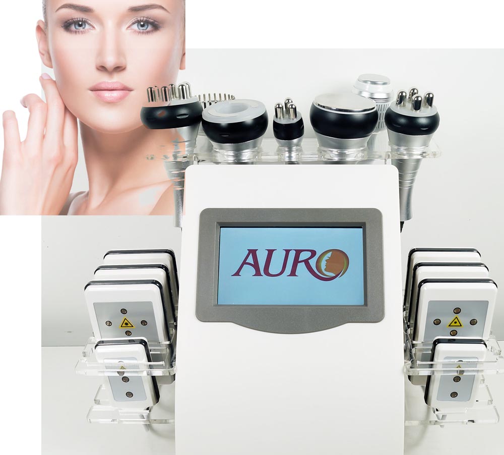 Multipolar Skin Lift Lipo Cavitation Machine RF 9 In 1 Cellulite Reduction Device