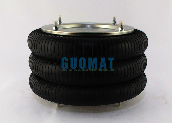 FT 816-40 DS M10 Triple Convoluted Rubber Air Spring Pneumatic System 16''x3 ContiTech Air Bellows