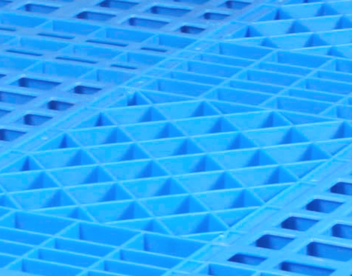 Heavy Duty industrial stackable plastic pallets Loading Capacity of 4T and 1T