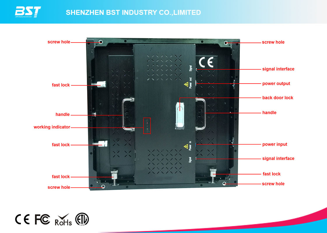 P4mm Indoor full color Led Screen With 140 Degree Viewing Angle for convention center