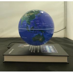  book base magnetic floating leivtate globe 6inch with lighting Manufactures